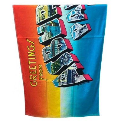 Wholesale Custom Large Cotton Beach Digital Plain Print Towel